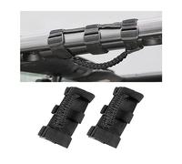 JNNJ Poignées de Maintien En Paracorde pour Arceau de Sécurité Avec 3 Sangles, 2PCS Poignées pour Arceaux La Plupart des Voitures, Poignées D'appui Universelles pour Barre de Roulement(Negro)