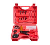 JNNJ Profesional Kit de Purga Frenos con Adaptador Medidor Vacío, Herramientas de Purga líquido Frenos, Juego de Probador Bomba Vacío Mano, Adaptador para Auto Vehículo Automotriz Motocicletas