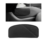 JNNJ Rodillera de Cuero Coche, Reposabrazos Suave para Puerta de Coche, Almohadilla Soporte para Piernas y Rodillas para Asiento de Auto, Rodilleras Universales para El Lado del Conductor(Negro)