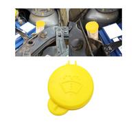 JNNJ Tapa Tanque Limpiaparabrisas, Tapa Del Depósito Del Lavaparabrisas, Arandela De Parabrisas De Coche Tapa De Botella, Tapón Botella Lavaparabrisas Parabrisas Para MK6 2001-2008 1488251(Amarillo)