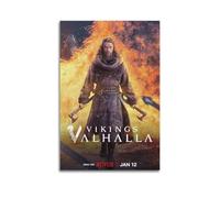 JNNJMN Póster de la temporada 2 del programa de televisión Vikingos, póster decorativo de lienzo para pared e impresión artística moderna para decoración de dormitorio familiar, 60 x 90 cm