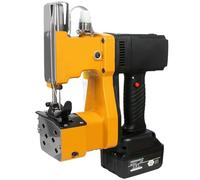 JNPGVTCD Máquina de Coser portátil para Bolsas, máquina eléctrica Industrial de Mano, cerradora y Grapadora, empaquetadora automática para Tejidos de arroz, Cuero y Piel de serpien