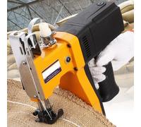 JNPGVTCD Máquina de Coser Profesional, inalámbrica, portátil, eléctrica, para Cerrar Bolsas, empaquetadora automática de Costura Tejida para Bolsas de arpillera, PP, Papel Kraft, 1 batería
