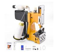 JNPGVTCD Máquina portátil de Cierre de Bolsas, selladora de Costura, máquina eléctrica Industrial para sellar Bolsas Tejidas, automática, para Uso doméstico, de Alta Velocidad (Gris)