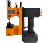 JNPGVTCD Máquina portátil para Cerrar Bolsas, selladora de Tejidos, máquina de Coser y empaquetado de harina de arroz (24 V, 1 batería)