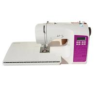 JNPGVTCD Máquinas de Coser domésticas con Pantalla LCD y Mesa Extensible, 200 Puntadas, Ideal para Bordar.