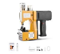JNPGVTCD Selladora de Costura portátil, máquina eléctrica Industrial para sellar Bolsas Tejidas, automática, para Uso doméstico, de Alta Velocidad y fácil Costura (Modelo estándar)