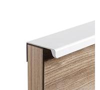 JNRFTY 10 Piezas Tiradores Para Cocina Negro Tiradores Armarios,Manijas de Cajón de Estilo Moderno Con Tornillos Para gabinetes, Cajones, Zapateros, Mesitas de Noche-Largo total 120MM,Blanco