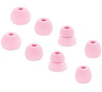 JNSA Almohadillas de repuesto para auriculares inalámbricos Powerbeats Pro Beats, 4 pares, color rosa (Powerbspro)