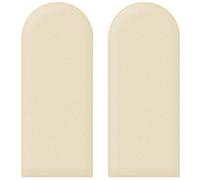 JNTFNE 2 paneles de pared tapizados, cabecero de despegar y pegar, pegatinas de pared 3D anticolisión, cabecero de cama para niños, acolchado de pared para dormitorio y sala de juegos (color