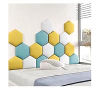JNTFNE Paneles de pared autoadhesivos, decoración de cabecero de cama, pegatinas de pared para habitación de niños, anticolisión, acolchado de pared 3D para dormitorio, sala de juegos