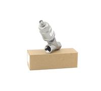 JNURGWLYH 1/2 "3/4" 1 "Rosca Hembra de Acero Inoxidable 304 válvula de Asiento en ángulo neumática de acción Simple/Doble DN15 DN20 DN25 Normalmente Cerrada(Dn20,Double Acting)