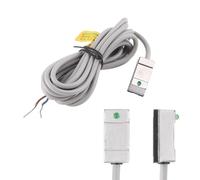 JNURGWLYH CS1-G CS1-U CS1-F Interruptor de Sensor de láminas magnético de Metal Cilindro neumático de Aire CS1-J Interruptor de proximidad de CS1-S CC/CA Dos Cables NO 100 mA(CS1-G,AC DC 2 WIRES-1PC)
