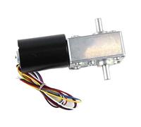 JNURGWLYH Micromotor de CC sin escobillas de Alto par con Engranaje helicoidal, 12 V/24 V, Reductor de ángulo Recto, Motor Compacto for Puertas corredizas RC A5840-3650(Motor,470R-24V)