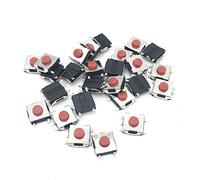 JNURGWLYH Piezas de Repuesto Botón del Interruptor de Encendido 100PCS 6 * 6 * 3,1 mm Interruptor SMD Microinterruptor táctil de 5 Pines Interruptores de botón 6x6x3,1 mm Interruptor táctil SMD