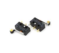 JNURGWLYH Piezas de Repuesto Interruptor de límite 2 unids/Lote Negro SS-5GL2 Interruptor de límite Microinterruptor Bisagra Palanca de Rodillo SPDT 3Pin Subminiatura Básico