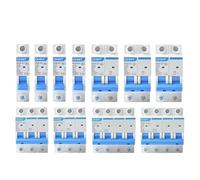 JNVFTCUX Disyuntor Miniatura MCB NXB-63, 1P, 2P, 3P, 4P, CA 230/400 V, Montaje en riel DIN, Interruptor de Aire doméstico(25A,Compatible)