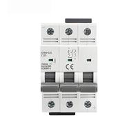 JNVFTCUX GYM9-125 DC MCB 750VDC Mini disyuntor Carril DIN 80A 100A 125A 6KA trifásico 1 Uds(80A)
