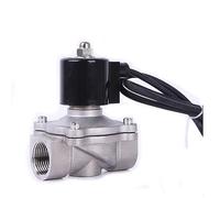 JNVFTCUX Válvula solenoide de Acero Inoxidable Baja presión, Normalmente Cerrada, 24 V, DN32, 1-1/4 Pulgadas, for Fuente Musical, 1 Unidad(Bsp-24vdc,2A-32B VITON)