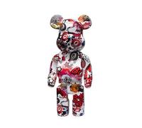 JNVHFGT Bearbrick-Bloques de 27cm colección de escaparate de Osos figuritas Juguetes de Escritorio esculturas