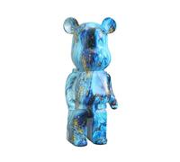 JNVHFGT Figurines, decoración de Escritorio for el hogar Bloques de Figuras colección de escaparate de Oso Escultura diseño de Caja de Dinero de Oso violento 50cm