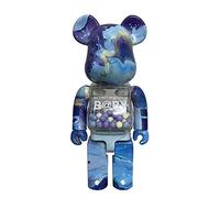 JNVHFGT Oso violento, 400% Bloques de construcción Oso 28cm/11in Figurines Hecho a Mano Coleccionable Adorno figurita un Regalo de cumpleaños for su Hijo