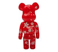 JNVHFGT Oso violento Bloques de construcción Oso, Figurines Hecho a Mano Juguete Coleccionable Regalos y Accesorios de Moda Vitrina Escultura Estatua(28cm)