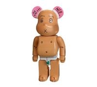 JNVHFGT Vitrina Decorativa de pie Bearbrick 1000% Building Blocks Bear de 70 cm for colección Estatuas
