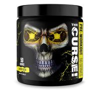 JNX Sports The Curse! Pre-Workout Powder - Lemon Rush, 250g | Energy, Focus & Endurance Booster | Beta-Alanine, Creatine, L-Citrulline, Caffeine