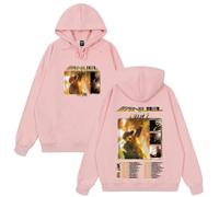 JNYEHSUI Sudadera con Capucha para Hombre Casual Estilo Hip Hop Sudadera con Capucha Rapper Anuel AA Merch Imprimir Patrones Manga Larga Oversize Suelta Moda Amantes Streetwear-Pink||4X_l