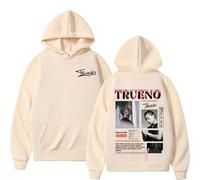 JNYEHSUI Sudadera con Capucha para Hombres Rapper Trueno Imprimir Patrones Manga Larga Casual Estilo Hip Hop Sudadera con Capucha Oversize Suelta Moda Amantes Streetwear-Khaki||4X_l