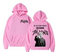 JNYEHSUI Sudaderas con Capucha Trueno Cantante Imprimir Patrones Manga Larga Unisex Harajuku Sudaderas Calle Moda Sweatshirt Oversize Suelta Moda Amantes Hoodies-Pink||4X_l