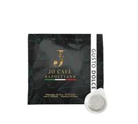 JO CAFÉ NAPOLETANO - Café en Monodosis GUSTO DOLCE - 50% Robusta 50% Arábica - Tueste Medio - Sabor Dulce y Envolvente - Alta Cafeína (3,84%) - Compatible con ESE 44mm (1, Gusto Dolce)