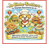 Jo Globe-Trotters - Le Voyage Gourmand de Jo: 40 scènes culinaires : pizzas, sushis, desserts et street-food du monde.