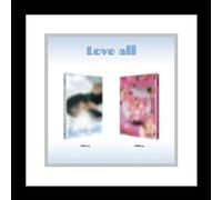 JO YURI LOVE ALL 2º Mini álbum CD + libro de fotos + póster plegado en el paquete + postal + tarjeta de identificación + adorno + calcomanía + marco + tarjeta fotográfica + seguimiento sellado