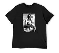 Joan Jett and The Blackhearts Rock Music - Camiseta de algodón para hombre, color negro, Negro , XXL