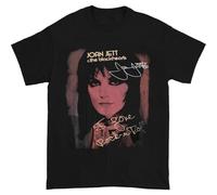 Joan Jett I Love Rock N Roll Short Sleeve T Shirt Unisex All Size S to hotBlackS