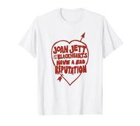 Joan Jett y los Corazones Negros - Mala reputación Camiseta, Hombre, Blanco, 5XL