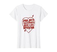 Joan Jett y los Corazones Negros - Mala reputación Camiseta, Mujer, Blanco, S