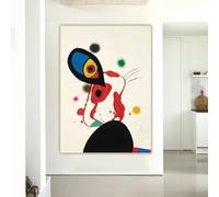 Joan Miró 《El eunuco imperial》 Lienzo impreso, póster para decoración de pared en sala de estar moderna (30x45cm/Sin marco)