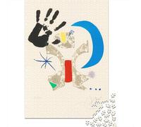 Joan Miró Puzzles para Adultos, Rompecabezas Museo De Madera De 1000 Piezas, Rompecabezas Cuadros Famosos del Mundo De Madera, Obra De Arte De Juego De, Arte Decoración del Hogar