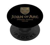 Joan of ARC Crest Orleans France 1412-1431 Bronce PopSockets PopGrip Adhesivo