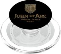 Joan of ARC Crest Orleans France 1412-1431 Bronce PopSockets PopGrip para MagSafe