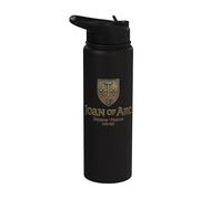 Joan of Arc Crest Orleans France 1412-1431 Bronce Stainless Steel Insulated Water Bottle