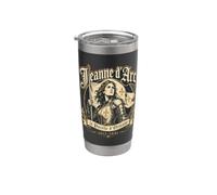 Joan of Arc The Maid of Orleans 1412-1431 - Pancarta ondulante Vaso térmico de acero inoxidable de doble pared