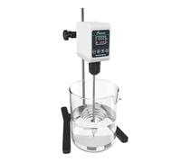 JOANLAB Agitador de Sobremesa Overhead Stirrer, Mezclador de Laboratorio 36W con Paleta y Soporte Inox, Velocidad Ajustable 100-1200 RPM, Temporizador Digital 1min-24h, para 10L & 20000 mPas(OS-5S)