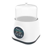 JOANLAB Baño de María Digital 2L, Calentamiento Preciso 100°C, Tanque de Acero Inox con Temporizador & Doble Protección, Tapa Transparente Laboratorio