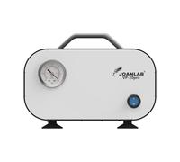 JOANLAB Bomba de Vacío Sin Aceite, Ajustable 20L/min & 0.08MPa, Bomba de Vacío de Diafragma para Filtración Laboratorio, Investigación, Industrial(VP-20PRO)