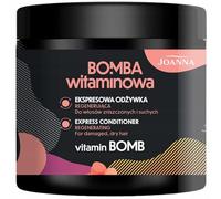 JOANNA Vitamina Bombe Express Acondicionador para cabello seco y dañado, 500 g, acondicionador reparador, nutritivo e hidratante intenso