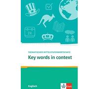 Joanne Popp Key Words in context: Thematischer Mittelstufenwortsch (Tapa blanda)